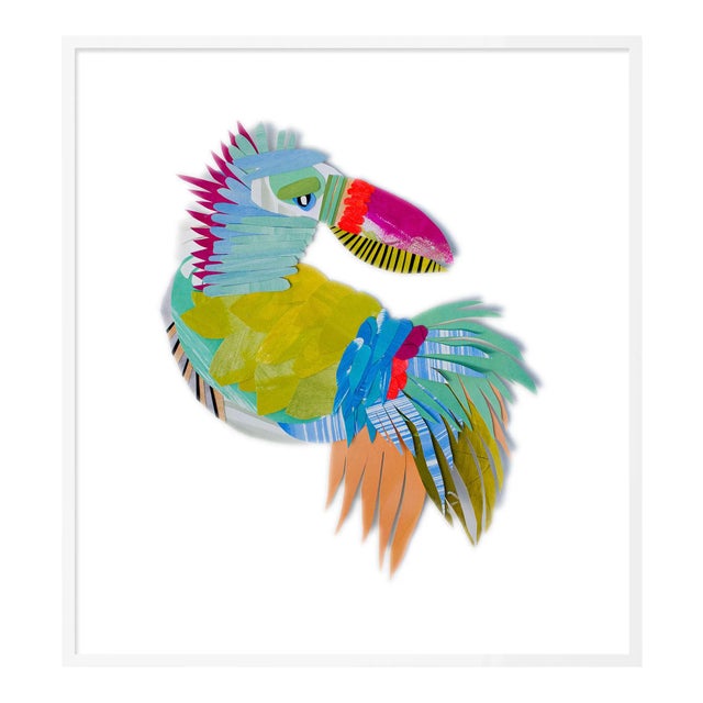 Zazu by Melvin G in White Framed Paper, Small Art Print For Sale