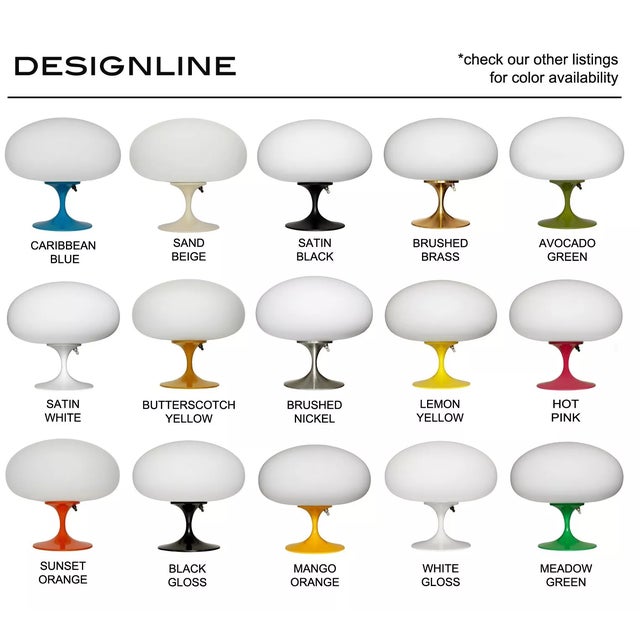 2020s Stemlite Table Lamp by Designline in Lt. Yellow/Lemon, Mid-Century Retro Style For Sale - Image 5 of 5