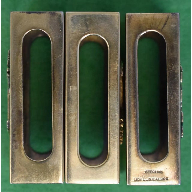Traditional Set of 3 Sterling Matchbook Holders With Enamel Scottish Terriers Provenance: The Susie Hilfiger Collection For Sale - Image 3 of 6