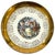 Mid 20th Century 22 Carat Crest-O-Gold Dinner Plates by Sabin - Set of 8 For Sale - Image 10 of 13