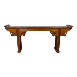 19th Century Antique Chinese Open Carved Altar Table
