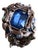 1970s Hollywood Regency Brooch With Tanzanite Rhinestones For Sale