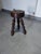Wood Antique Brutalist Stool in Turned Wood DLG by Charles Dudouyt, 1970s For Sale - Image 7 of 15