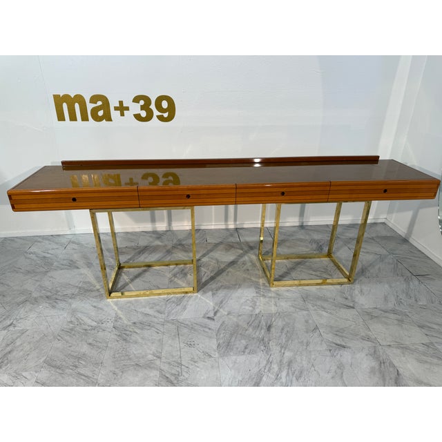 Italian Console Attributed to Afra & Tobia Scarpa, 1970s For Sale - Image 15 of 15