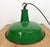 Industrial Green Enamel Factory Pendant Lamp from Revo, 1950s For Sale - Image 11 of 18
