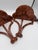 2000 - 2009 A Pair of Treffoil Wall Brackets. Hand Made and Faux Finished in Faux Tortoise Shell For Sale - Image 5 of 8