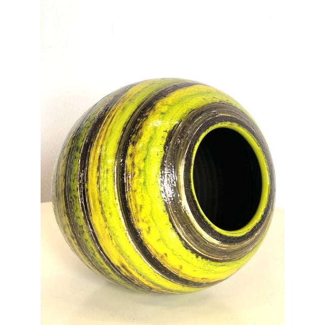 Lupi ceramic centerpiece vase from the 60s made in italy the vase is made of ceramic and numbered 23/158 with the relative...