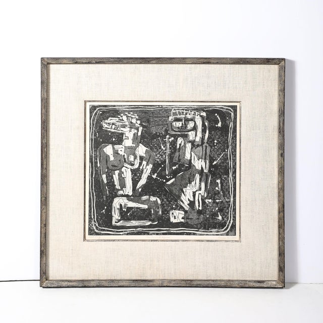 Mid-Century Modern Louise Nevelson Mid-Century Etching Entitled "One Ancient Figure" Edition Artist's Proof Signed For Sale - Image 3 of 14