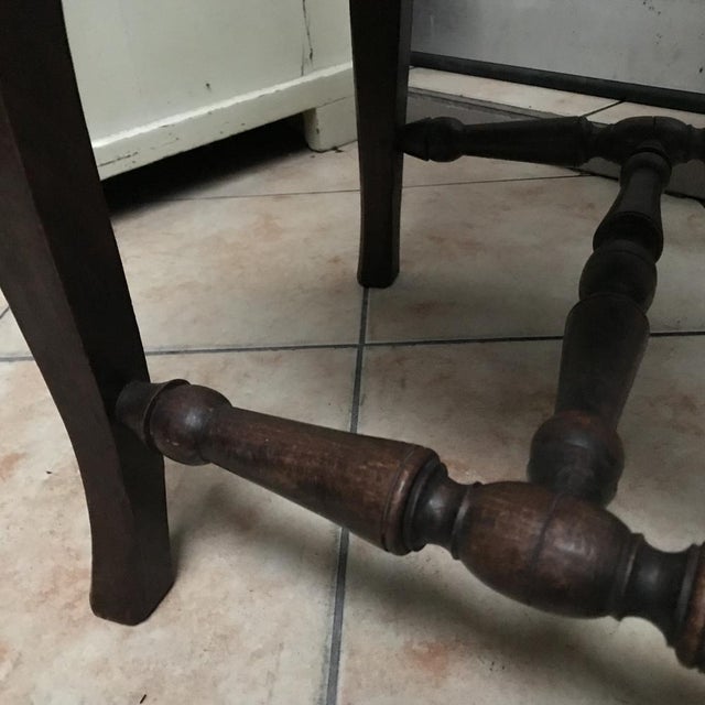 Louis XV Style Oak Dining Chair, 1920s For Sale - Image 4 of 17