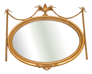 Adam Gilt Wood Mirror, 1890s