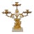 Vintage Brass & Marble Candelabra For Sale