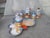 1930s Japanese Lusterware Condiment Nest of Duck Family- 10 Pieces For Sale - Image 11 of 12