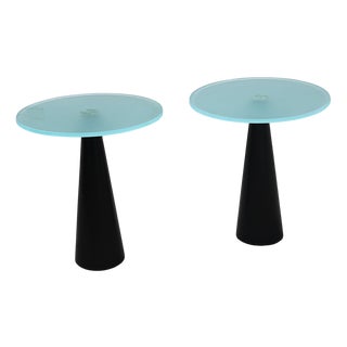 Italian Coffee Tables attributed to Ettore Sottsass, 1980s, Set of 2 For Sale