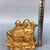Gilt Bronze Toad Statue With Coin Accents and Inscribed Base For Sale In Los Angeles - Image 6 of 9