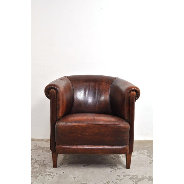 Beautiful armchair with a lovely, lived-in look. 1960s. In great condition and very comfortable! Dimensions: W77 cm x D85...