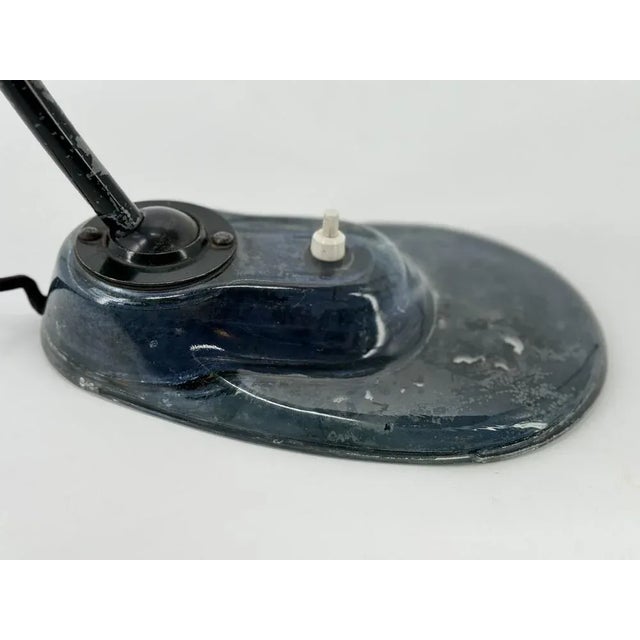 Glass Base Kandem 1115 Table Lamp by Marianne Brandt for Kandem Leuchten, 1930s For Sale - Image 6 of 13