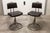 Industrial French Army Swivel Office Chair in Leather, 1960s For Sale - Image 3 of 18