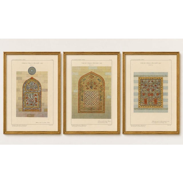 Alexandre M. Raymond, Stained Glass Designs, Yenişehir, 1924, Paper, Set of 3 For Sale - Image 6 of 10