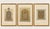 Alexandre M. Raymond, Stained Glass Designs, Yenişehir, 1924, Paper, Set of 3 For Sale - Image 6 of 10