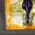 Glass Mid-Century Hand-Blown Amber, Green & Blue Murano Glass Sconces by Mazzega For Sale - Image 7 of 18