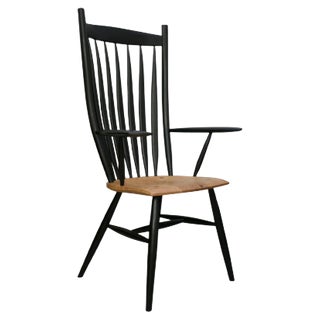 German Handcrafted Studio Oak Bent Chairs by Fabian Fischer, 2019, Set of 10 For Sale