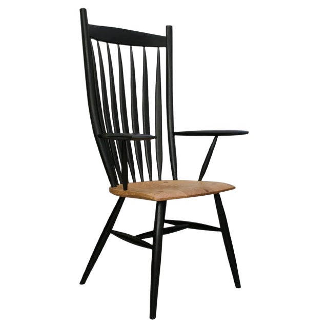 German Handcrafted Studio Oak Bent Chairs by Fabian Fischer, 2019, Set of 10 For Sale