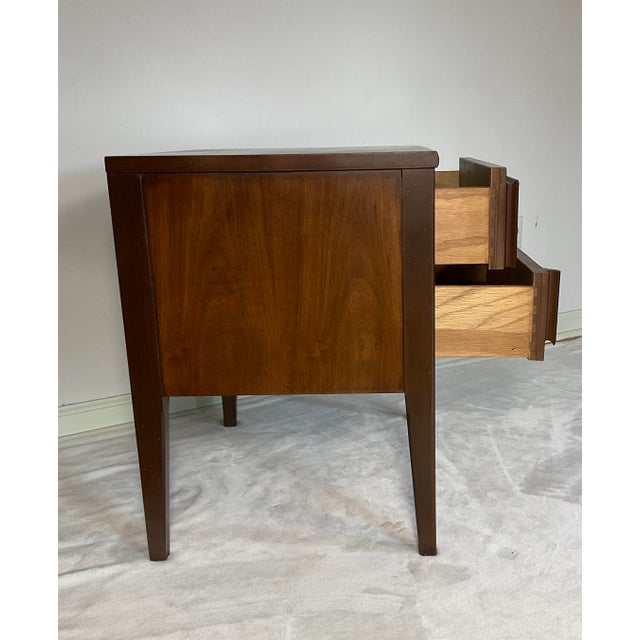 Vintage Cube 2Drawer Nightstand by Thomasville Furniture, Dated 1964