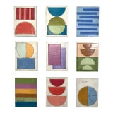 Encaustic Mixed Media Installation by Gina Cochran - "Sweetwater" - 9 Panels For Sale