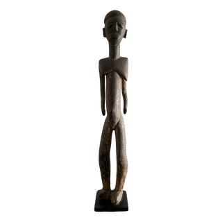 Nude African Wooden Lobi Female Sculpture, Burkina Faso, 1940s For Sale