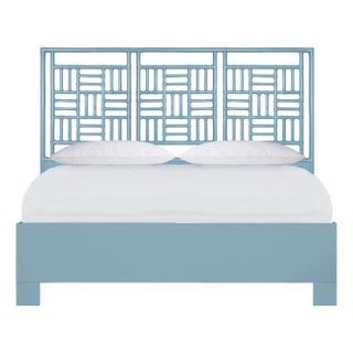 Finn Standard Bed King - Pool Blue For Sale