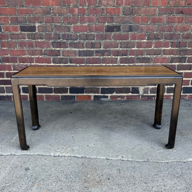 Tomlinson Tomlinson Rosewood Ming Style Console Table Mid Century Modern For Sale - Image 4 of 12