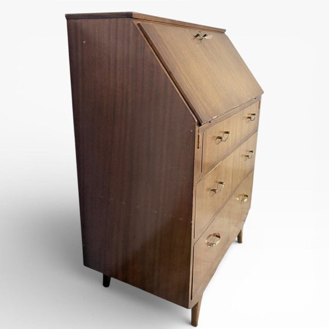 1960s Mid-Century Writing Bureau from Sutcliffe of Todmorden, 1960s For Sale - Image 5 of 10