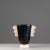 1980s Vintage Black and White Ceramic Vase from Rometti, 1980 For Sale - Image 5 of 5