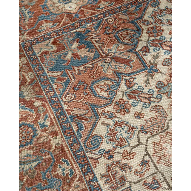 Vintage Taupe Rug 8'8 X 11' For Sale - Image 11 of 11