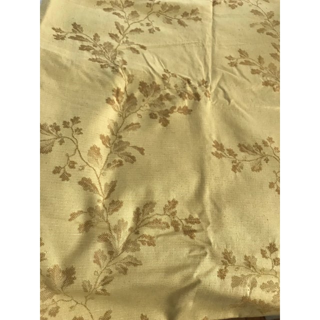 Traditional 3 1/4 Yards of Brunschwig and Fils of Woven Cotton and Silk Brocade Fabric For Sale - Image 3 of 7
