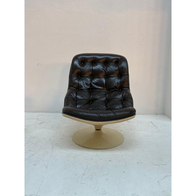 Black Shelby Lounge Set by Georges van Rijck for Beaufort, 1970s, Set of 3 For Sale - Image 8 of 8