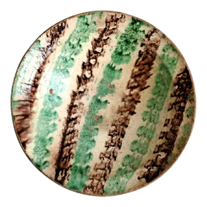 Mid 18th Century Middle Eastern Bowl With Splashware Glaze