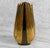 Vintage Art Deco Brass & Black Lacquer Vase For Sale - Image 4 of 9