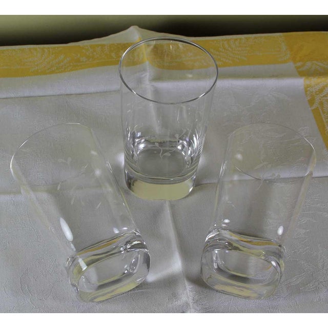 Orrefors 1960s Exquisite Tumblers or Scotch- Whisky Glasses, Set of 3 For Sale - Image 4 of 8