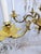 Bronze 1930's Ornate Bronze Chandelier With Crystal Pendant For Sale - Image 8 of 12