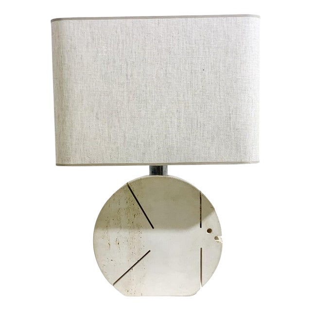 Travertine Fish Table Lamp by Fratelli Mannelli, Italy, 1970s For Sale