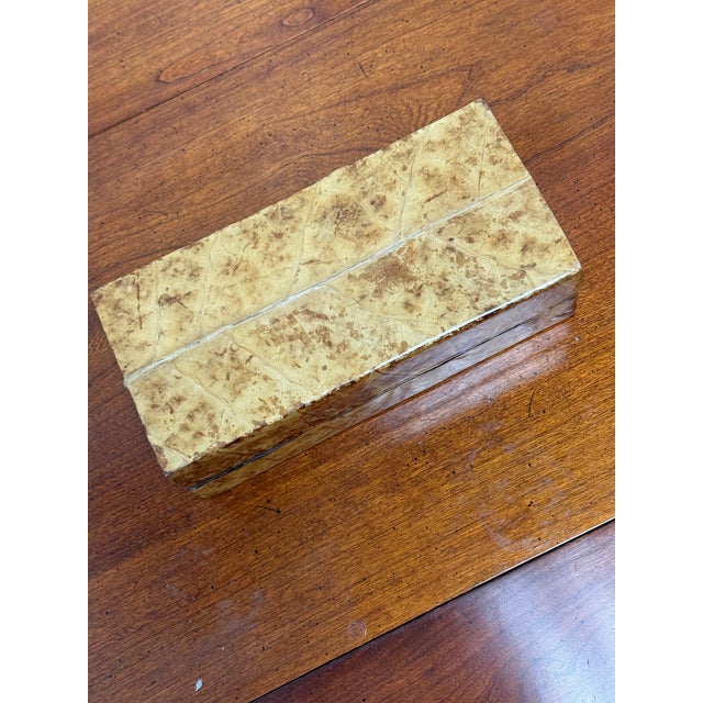 Early 21st Century Burl Wood Keepsake Box, Vintage For Sale - Image 5 of 12