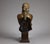 2004 "Dreamer" Contemporary Figurative Bronze Bust Sculpture by Rodd Ambroson - signed verso For Sale - Image 4 of 5