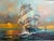 Paint Preston Willis - Original Marine Oil Painting Tall Ship Nautical Seascape For Sale - Image 7 of 14