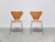 Arne Jacobsen Series 7 Chairs in Oak by Arne Jacobsen for Fritz Hansen, 1955, Set of 2 For Sale - Image 4 of 12