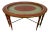 Faux Bamboo and Painted Tray Coffee Table For Sale