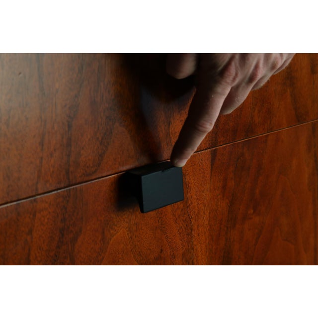 Wood Tall Milo Baughman for Directional Dresser In Walnut For Sale - Image 7 of 8