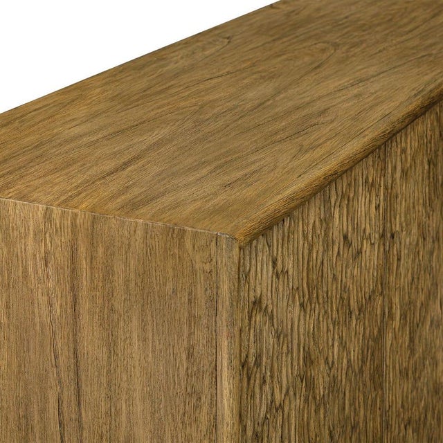 Modern Organic 4 Door Credenza , Natural For Sale In Sacramento - Image 6 of 10
