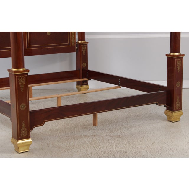 Kindel King Size Empire Canopy Bed For Sale - Image 10 of 18