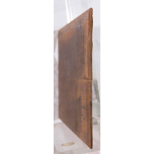 Unknown, Spring Landscape with Poplar Trees, 1800s, Oil on Panel For Sale - Image 18 of 18